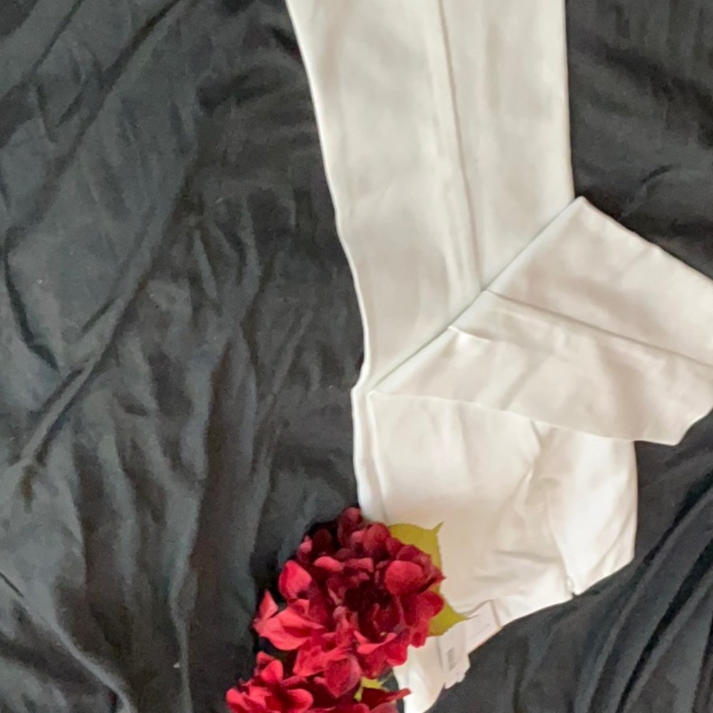 Chico's White Straight Leg Pants